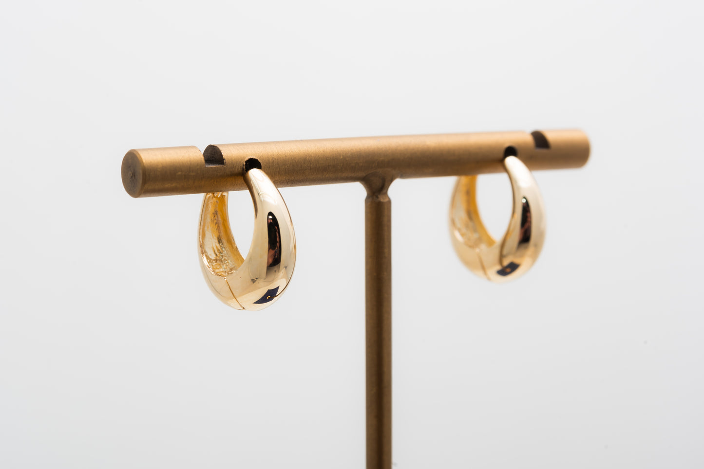 Yellow Gold Huggies