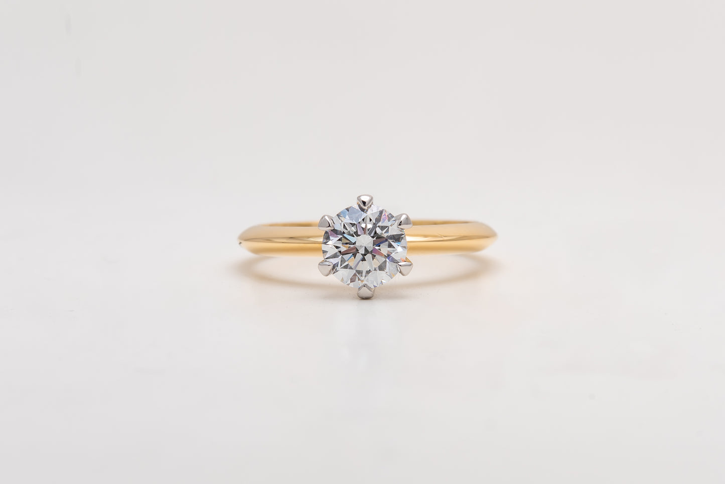 Lab Grown 1ct Round Engagement Ring