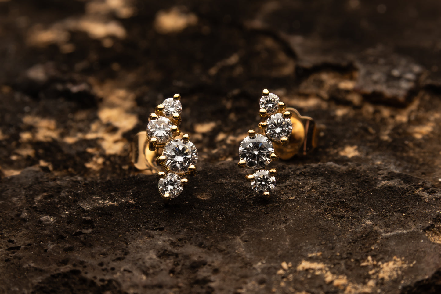 Diamond Set Seconds Studs