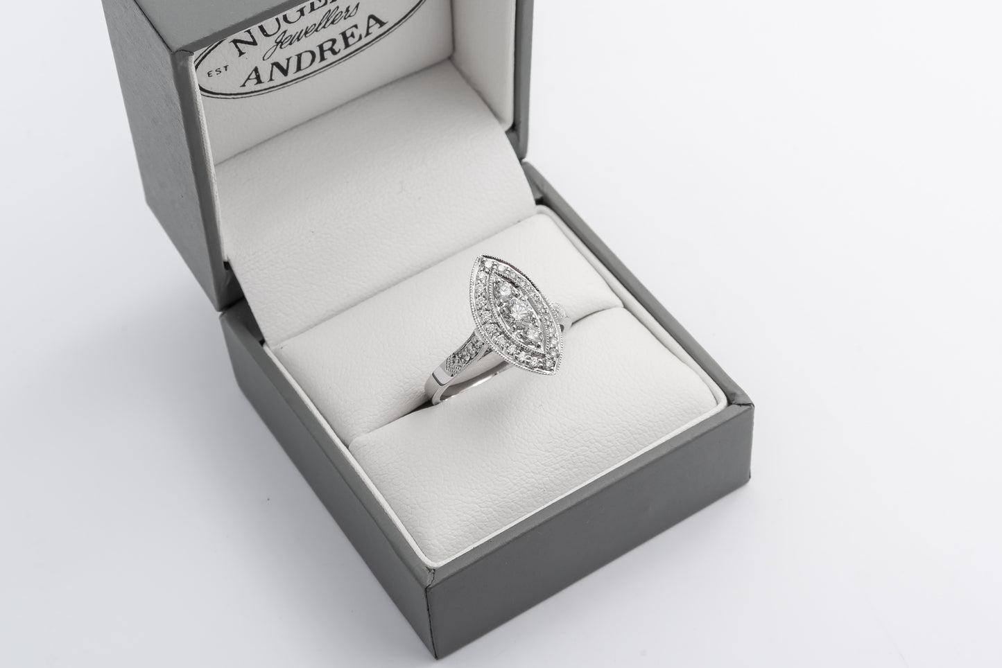 Marquise Shape Diamond Engagement Ring