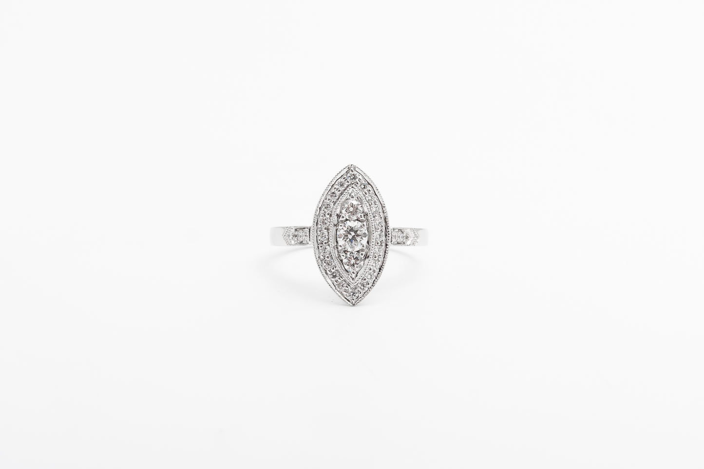 Marquise Shape Diamond Engagement Ring