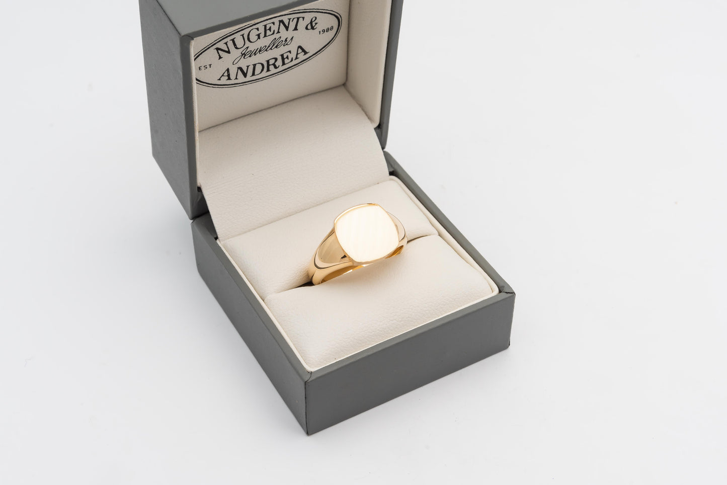Cushion Signet Ring