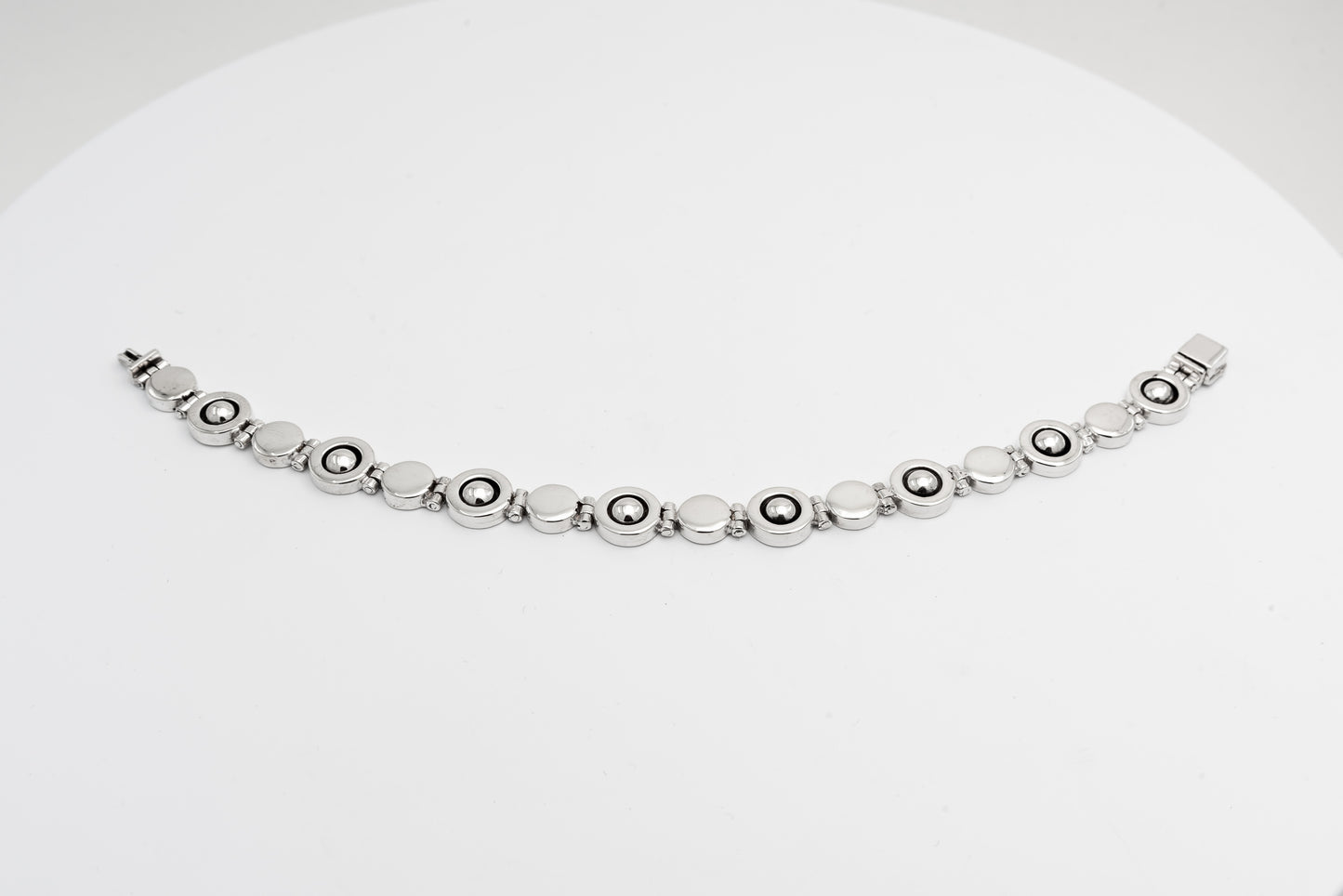 Silver Pattern Bracelet