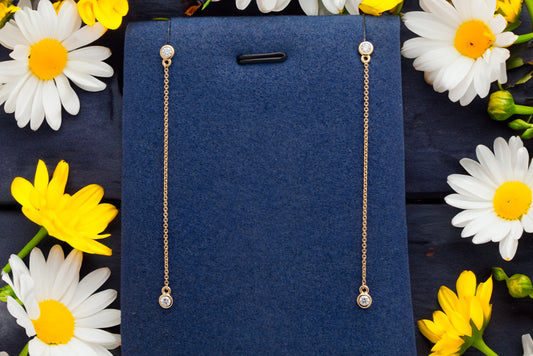 Fine Drop Earrings