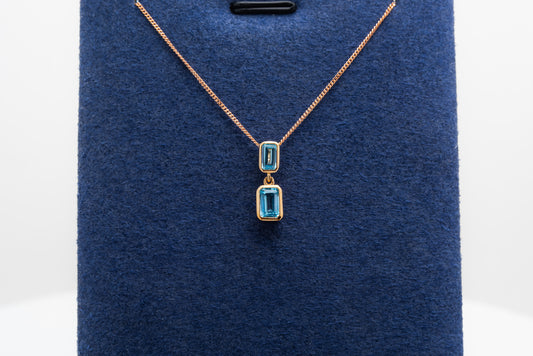 Topaz Drop Pendant