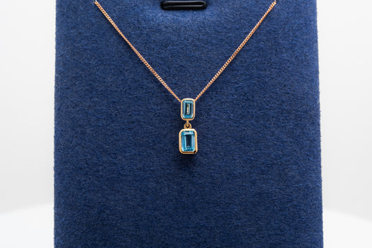 Topaz Drop Pendant