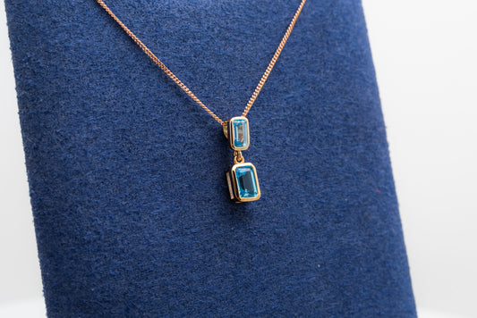 Topaz Drop Pendant