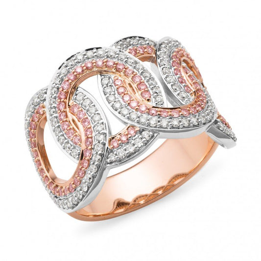 Argyle Pink Dress ring