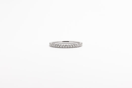 0.21ct White Gold Diamond Wedder