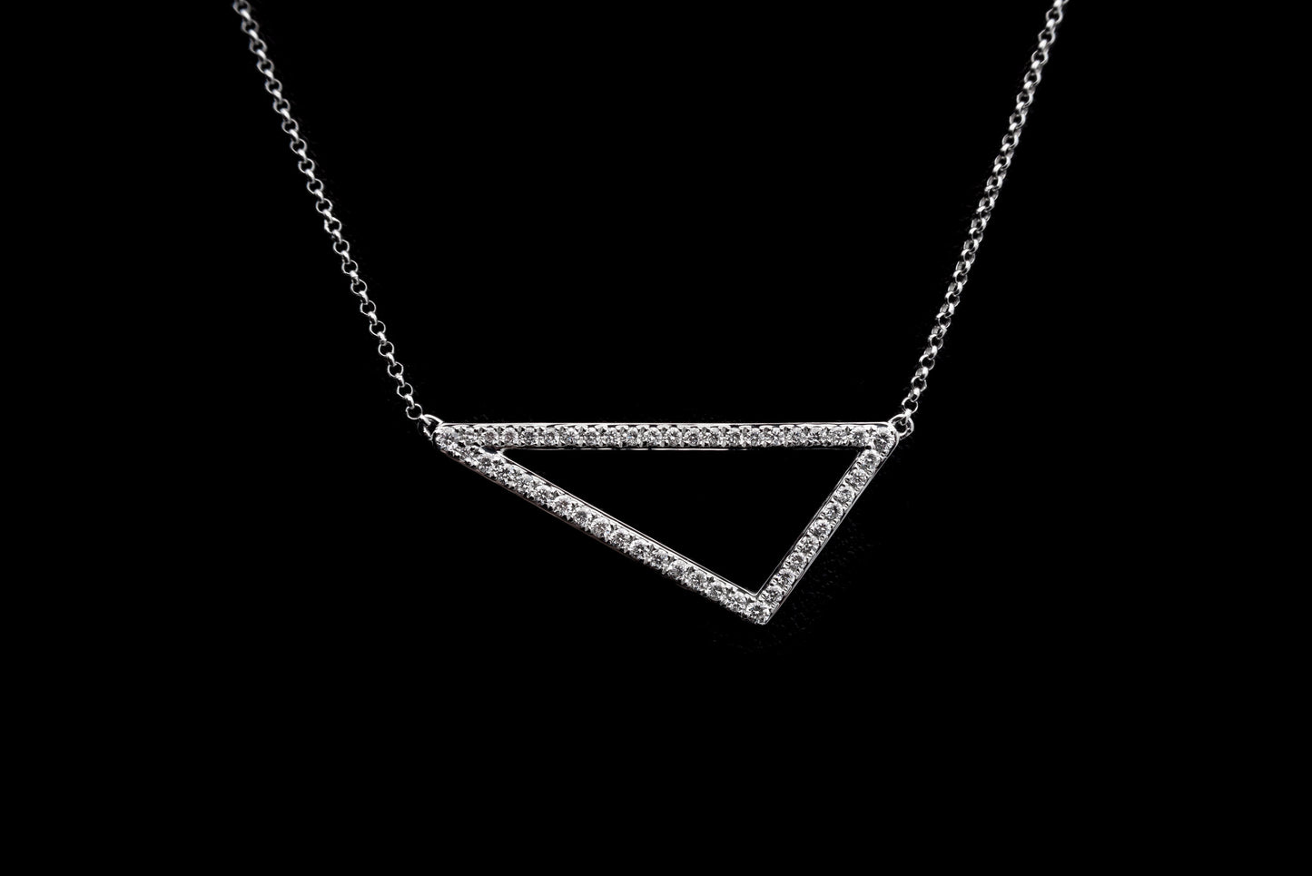 Scalene Diamond Pendant
