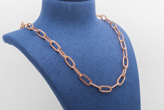 Rose Gold Paperclip Chain