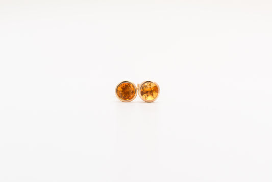 Citrine Studs