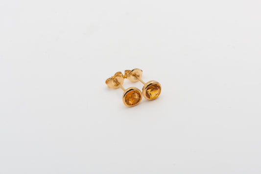 Citrine Studs