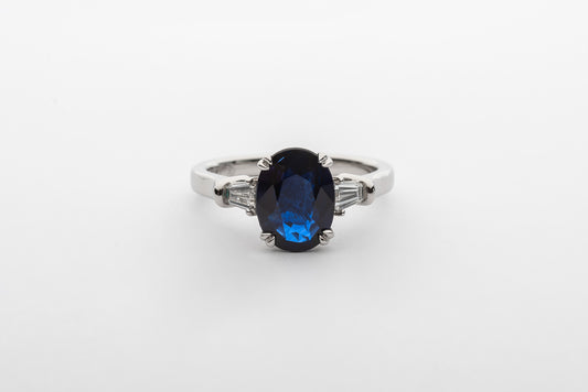 Sapphire and Diamond ring