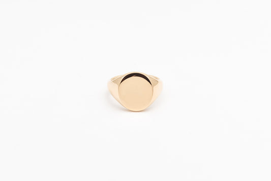 Mid Sized Oval Signet Ring